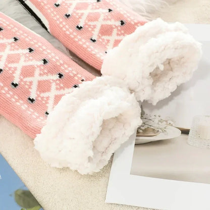 Ultra-thick Cashmere Slipper Home Socks 6