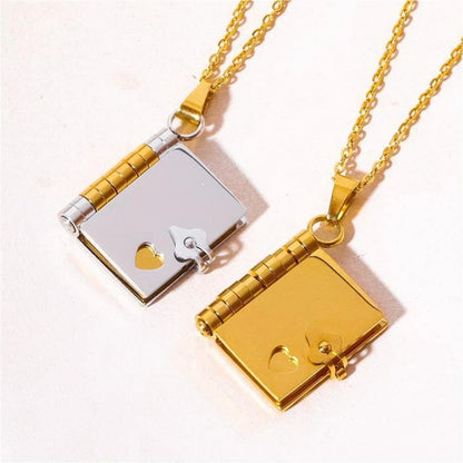 I LOVE YOU BOOK NECKLACE 6