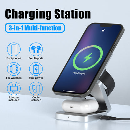 3 in 1 Folding Wireless Charging Station 6