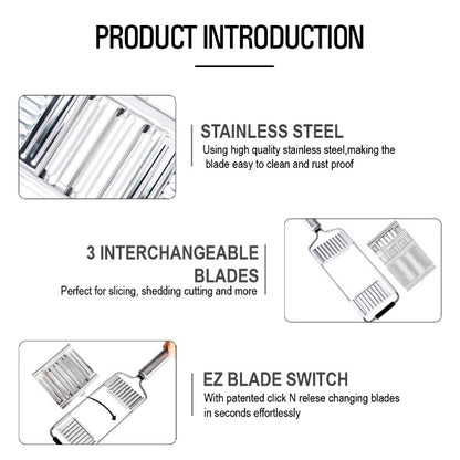 Multi-Purpose Vegetable Slicer Cuts 6