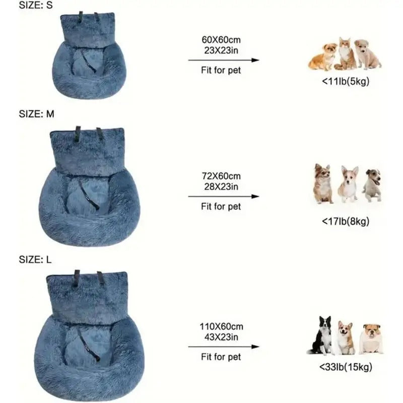 Calming Pet Car Bed 6