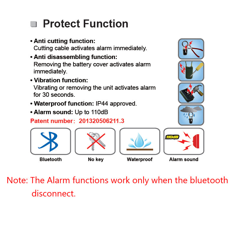 Bluetooth Smart Lock 6