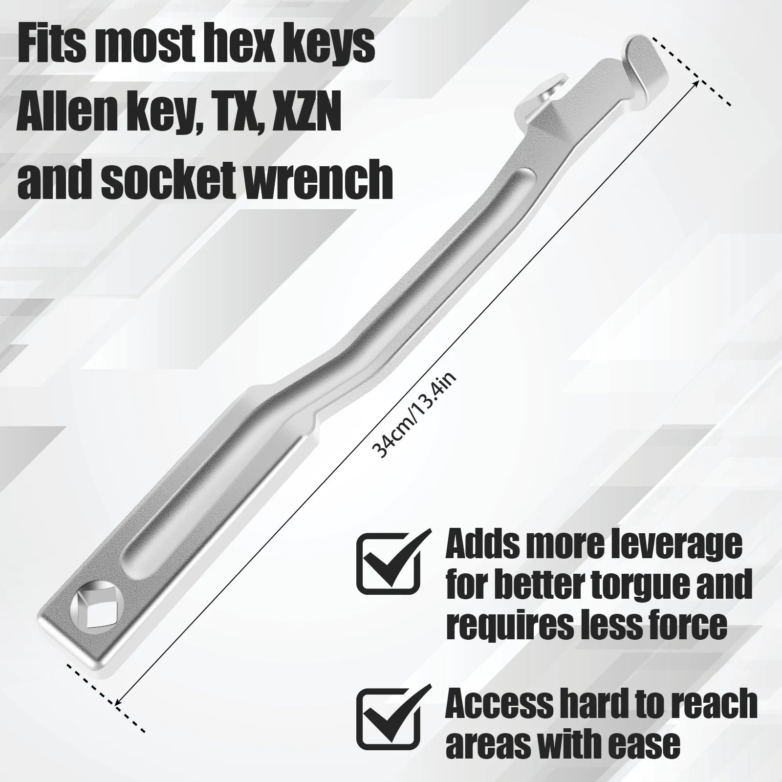 Universal Wrench Extension Tool Torque Wrench Extension Kit 6