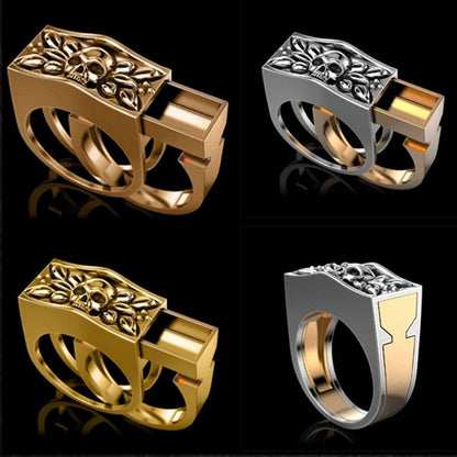 SKULL RING WITH HIDDEN COMPARTMENT 6
