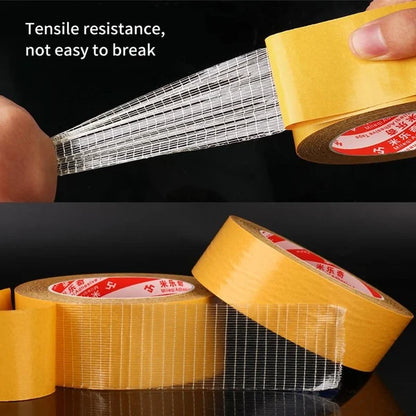 Strong Adhesive Double-sided Gauze fiber Mesh Tape 6