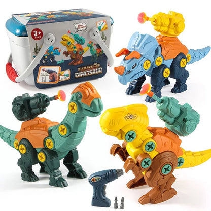 Build & Play Dinosaur Construction Toy Set 6
