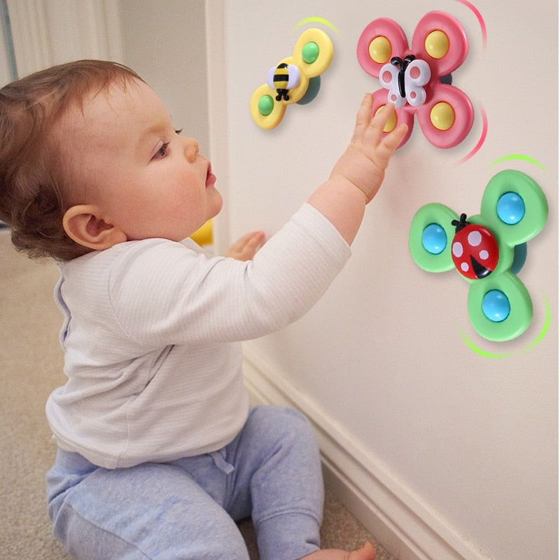 Suction Cup Spinner Toys- 3Pcs 6
