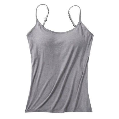 Tank Top Camisole With Built-in Bra 6