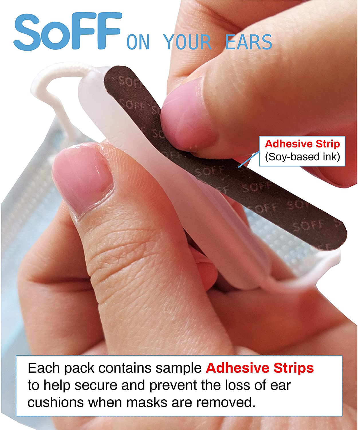 Anti-Slip Silicone Mask Ear Cushions 6