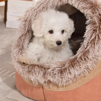 Winter Warm Pet Cave Bed 6
