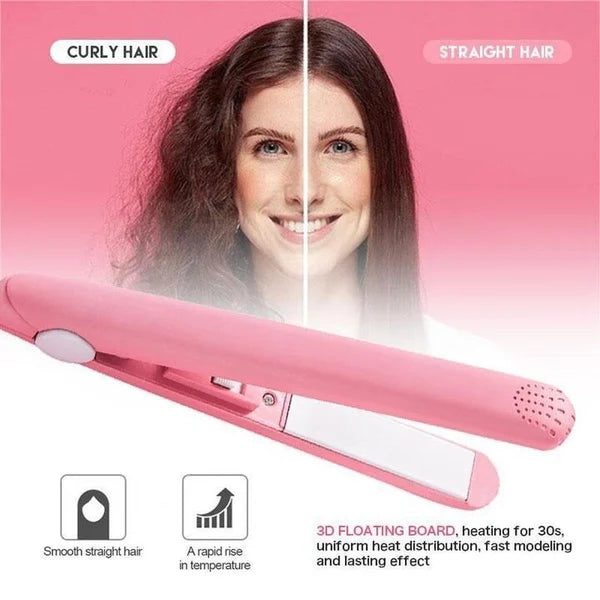 Ceramic Flat Iron Mini Hair Straightener 6