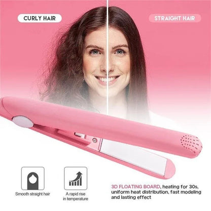 Ceramic Flat Iron Mini Hair Straightener 6