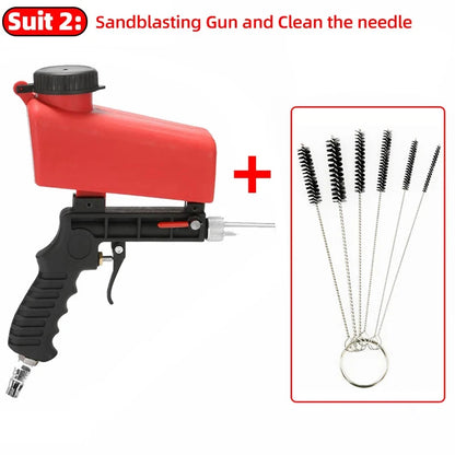 Portable Pneumatic Sandblasting Gun 6