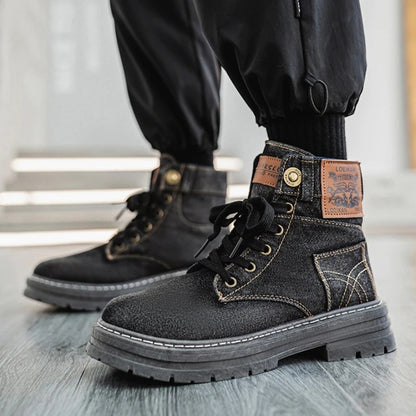 Denim Ankle Boots 6