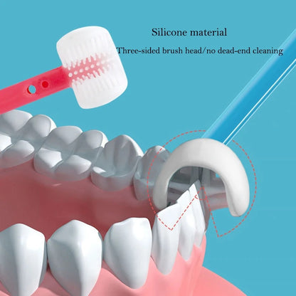 Three-sided Children's Toothbrush 6