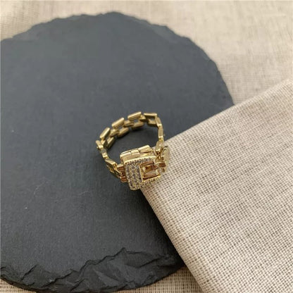 Fashionable Adjustable Buckle Ring 6
