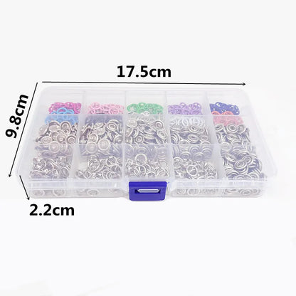 Snap Button Kit with Pliers – Complete Hand Press Set for Sewing, DIY Crafts, Clothes & Hats 6