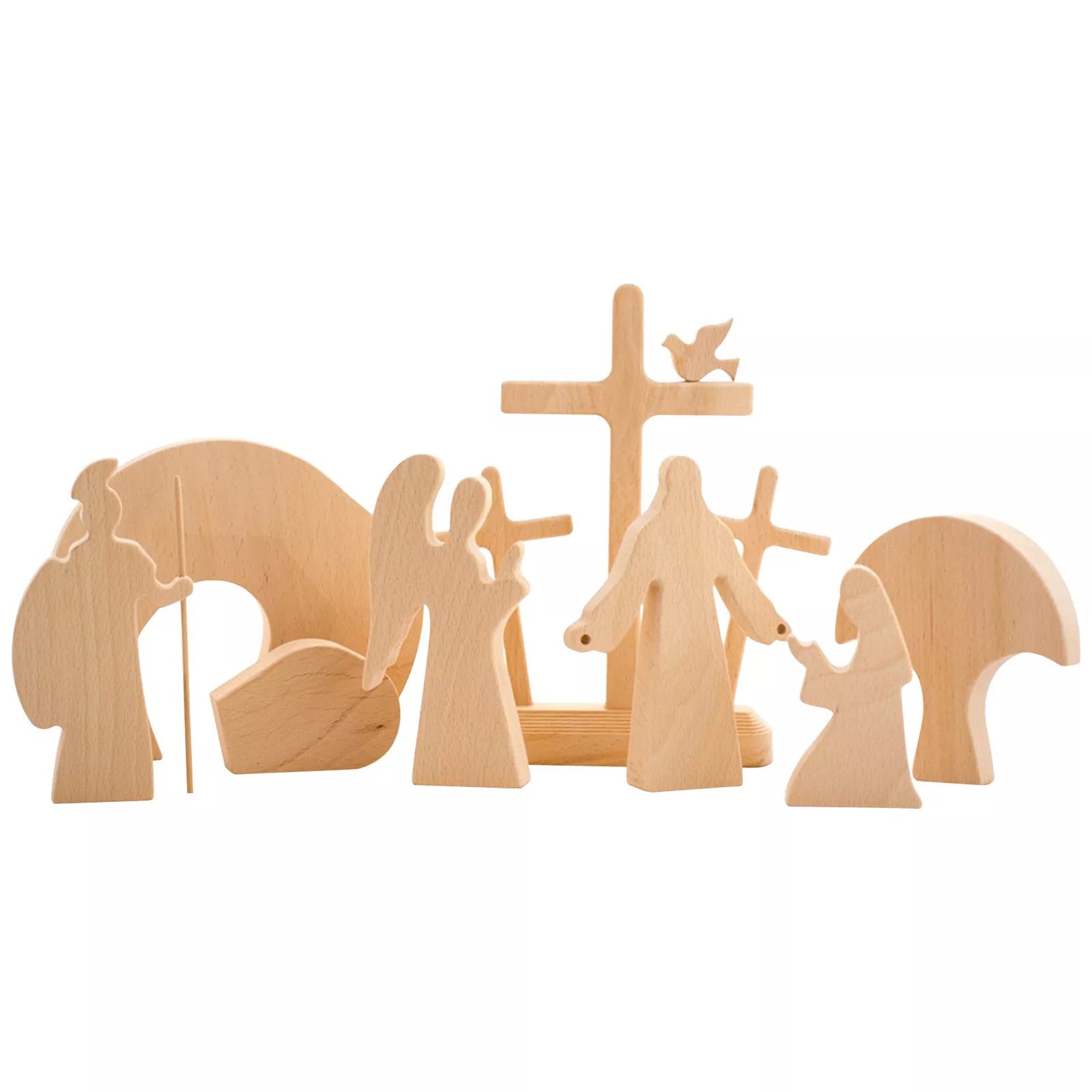 Easter Scene Wooden Decoration 6