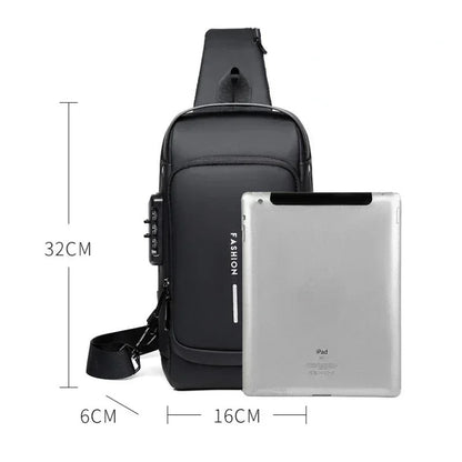 Anti-Theft USB Charging Crossbody Backpack 6