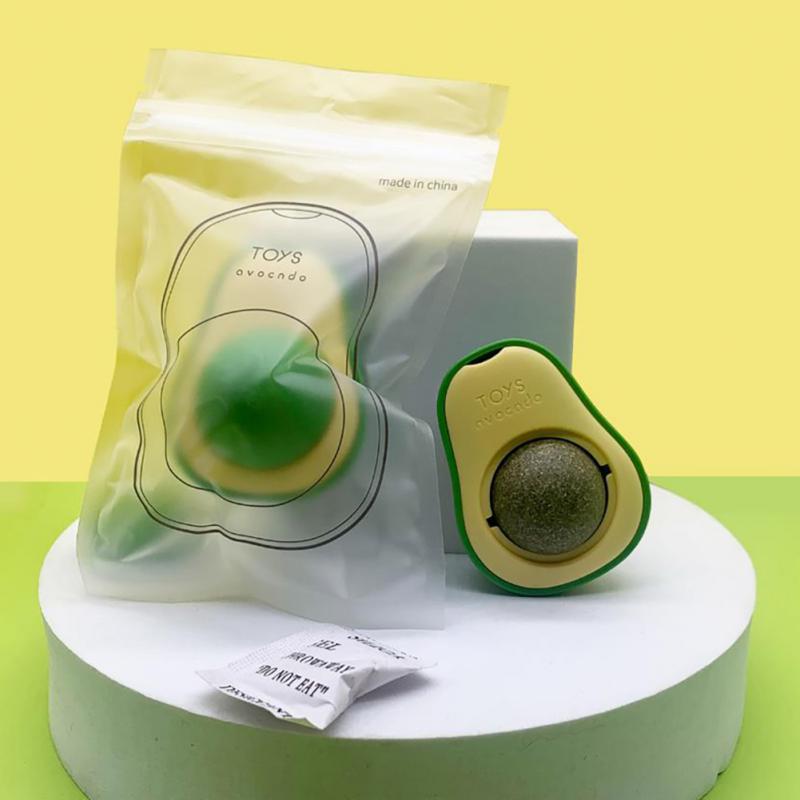 AVOCADO EDIBLE CATNIP WALL BALL 6