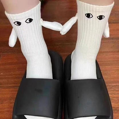 Funny Couple Magnetic Holding Hands Socks 6