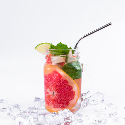 4Pcs Stainless Steel Reusable Drinking Straws 6