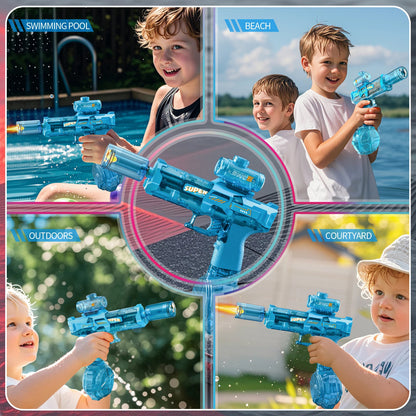LED Electric Water Gun – Large Capacity Automatic Spray Blaster 6