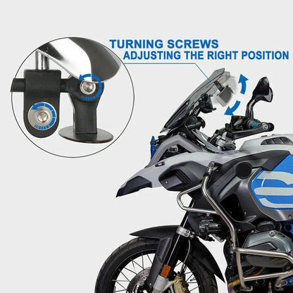 Universal Motorcycle Wide Angle Rearview Mirror 6