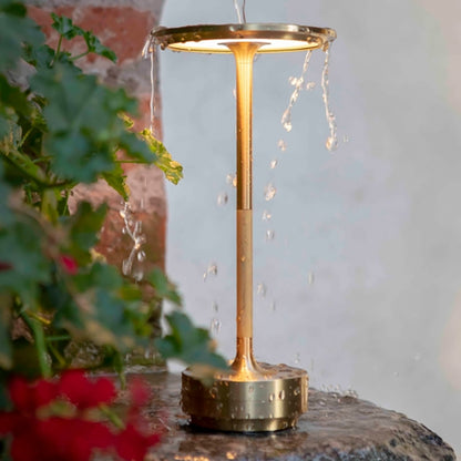 Metallic Cordless Rechargeable Waterproof Table Lamp 6