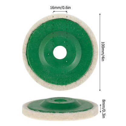 Wool Buffing Angle Ginder Wheel 6