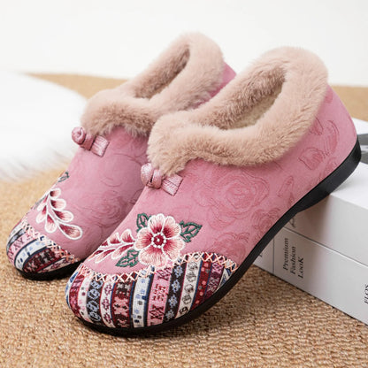 Cozy Embroidered Winter Slippers 6