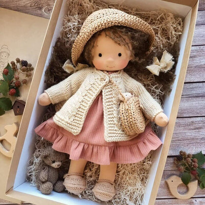 Handmade Knitted Doll 6