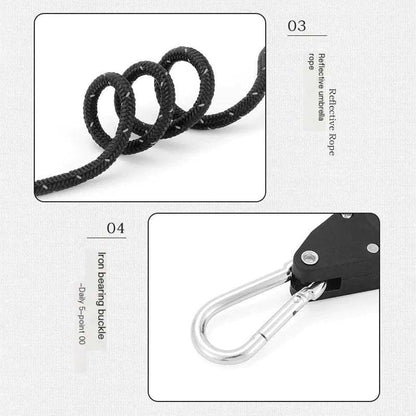 Adjustable Camping Rope Pulley 6