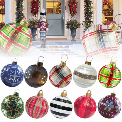 PVC Inflatable Christmas Decorated Ball 6