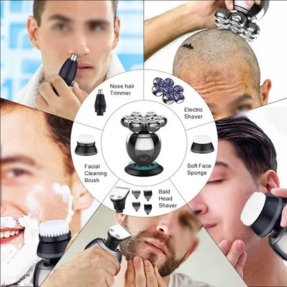 7D Floating Electric Head Shaver 6