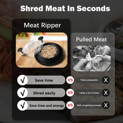 Chicken Shredder with Transparent Lid 6