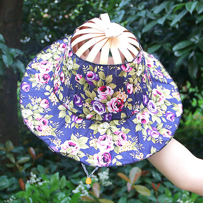 Fashionable Bamboo Fan Hat 6