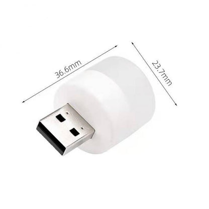 Mini USB Small Round LED Night Light 6