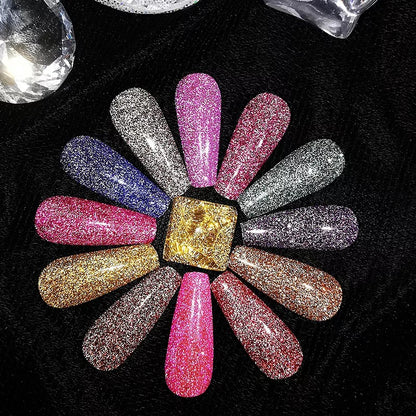 Reflective Glitter Gel Nail Polish 3