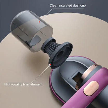 Handheld Strong Suction Rechargeable UV Vacuum Cleaner 6