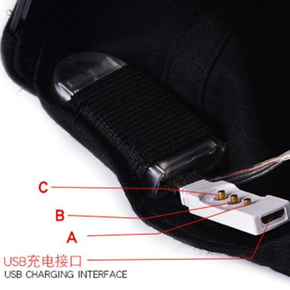 LED Mobile Phone APP Controlled Baseball Hat 6