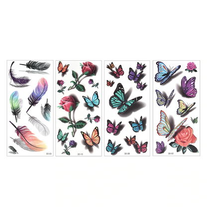 Waterproof Temporary 3D Tattoo Stickers 6