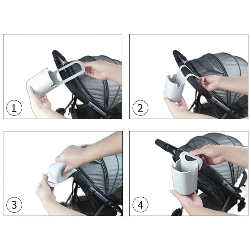 Universal Silicone Stroller Cup & Bottle Holder 6