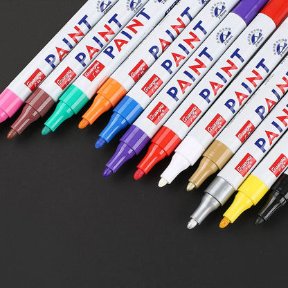 Permanent Waterproof Tire Paint Marker Pen 6
