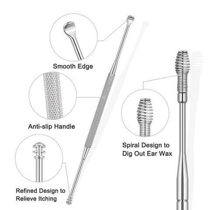 Innovative Spring Ear Wax Cleaner Tool Set 6