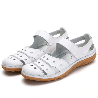 Women's Hollow Hook Flat Sandals 5