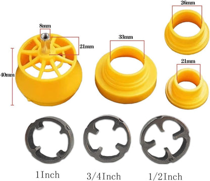 PVC Pipe Threader Electric Drill Adapter Kit 6
