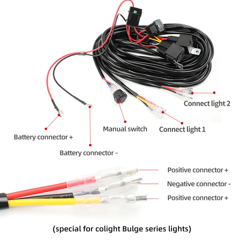 3inch Dual Beam Square Car Fog Light Pods 6