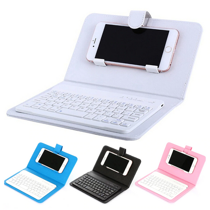 Wireless Bluetooth Keyboard With Leather 6