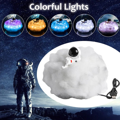 Astronaut Colorful LED Cloud Night Light 6